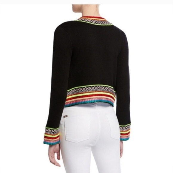 Alice + Olivia embroidered open front jacket in size XS - Picture 4 of 14